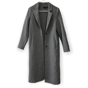 Zara Trafaluc outerwear Women's Wool Blend  Coat Gray Size XS